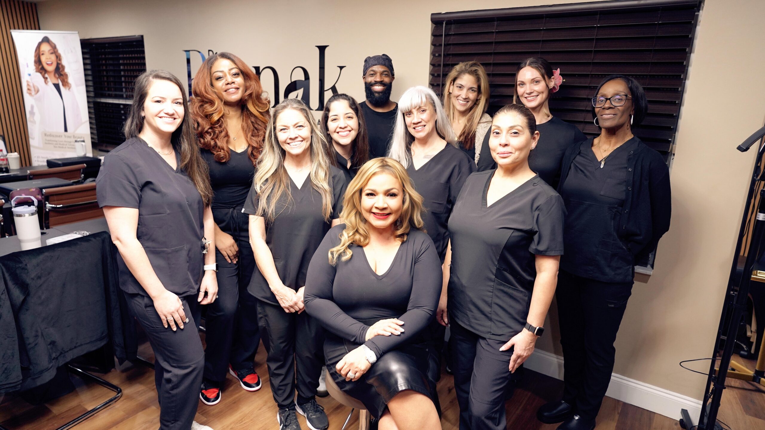 Dr. Cecilia Rusnak Master Trainer with paramedical tattoo certification graduates at Dr. Rusnak Academy