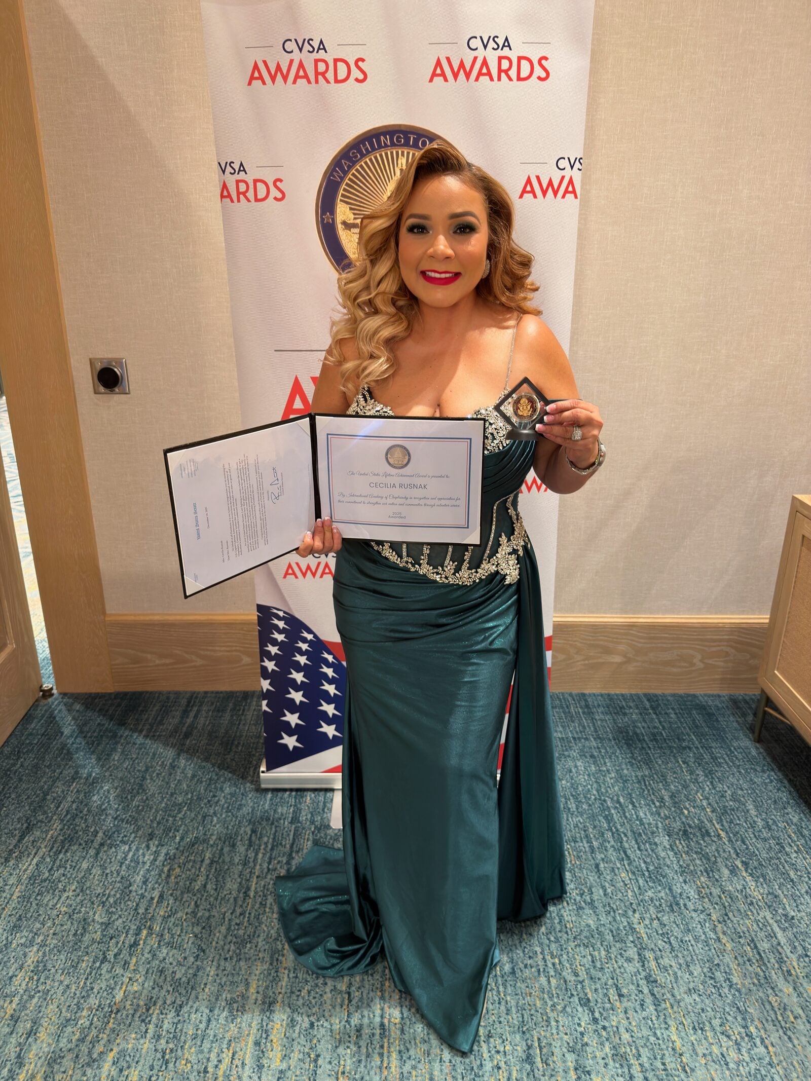 Dr. Cecilia Rusnak CVSA Award medical aesthetics clinic Kissimmee credentials