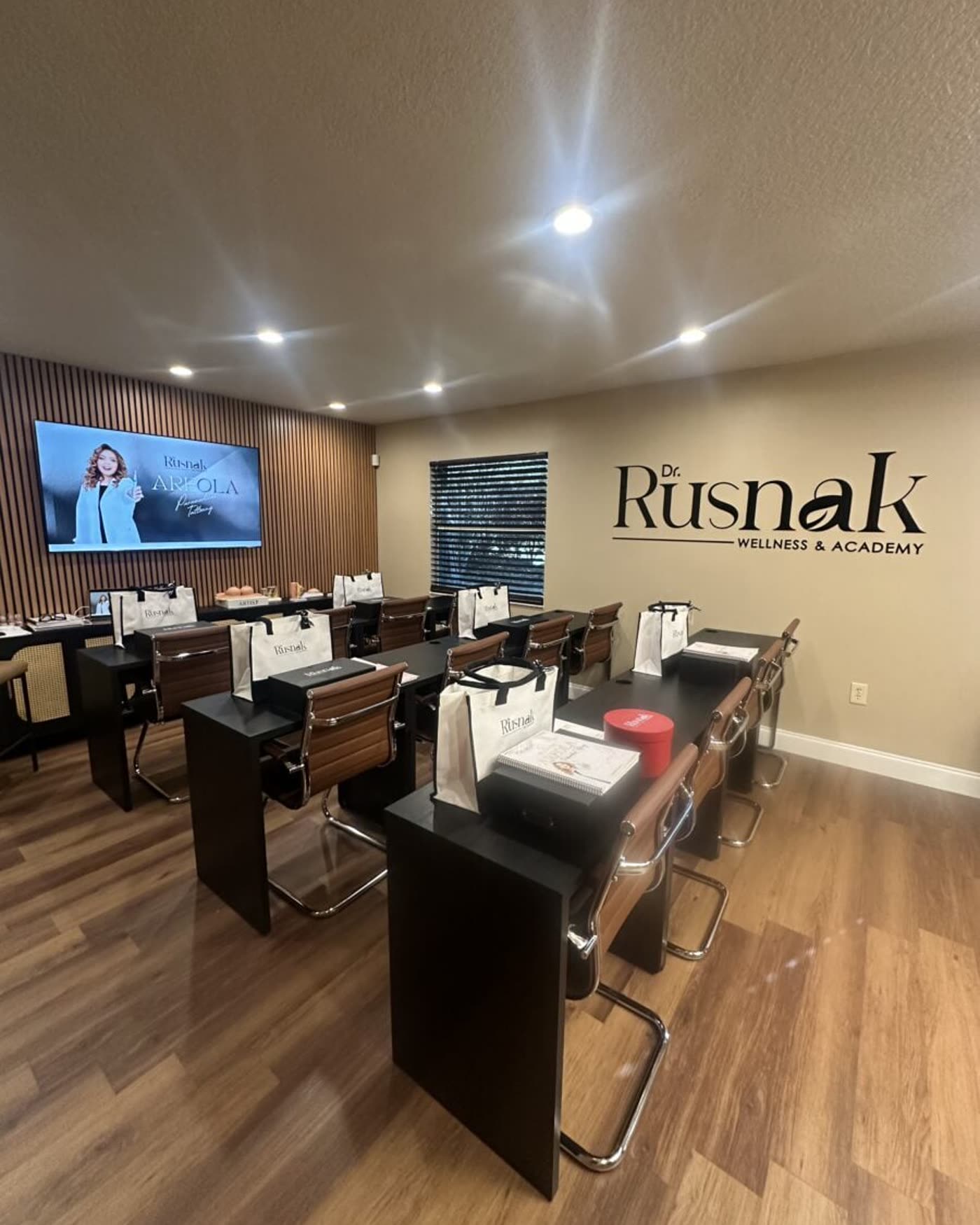 A treatment room at Healing Skin
